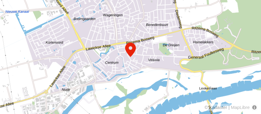 Locatie van J. Bakker Assurantiën