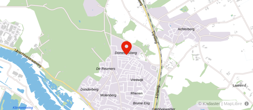 Locatie van MAG Rhenen