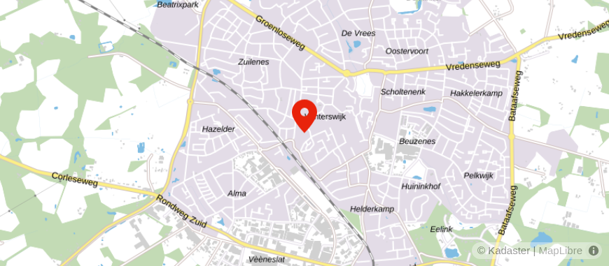 Locatie van N.T. Jansen Assurantiën BV