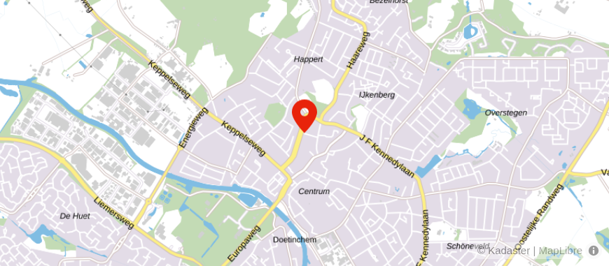 Locatie van Van Dam Makelaardij