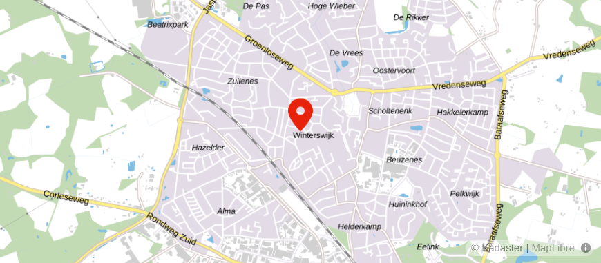 Locatie van Boesveld, Gemmink & Wenneker