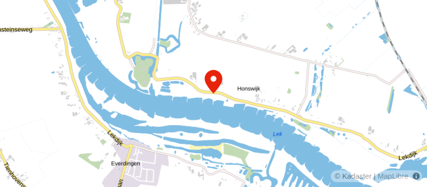 Locatie van Honswijk Administratieve Dienstverlening