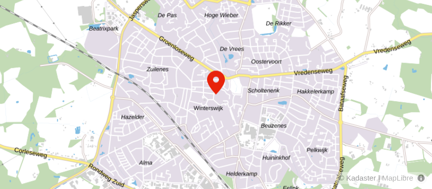 Locatie van Boesveld van der Burg
