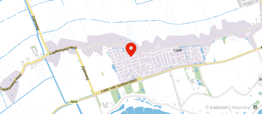 Locatie van Mator belastingadviseurs & bedrijfsarchitekten