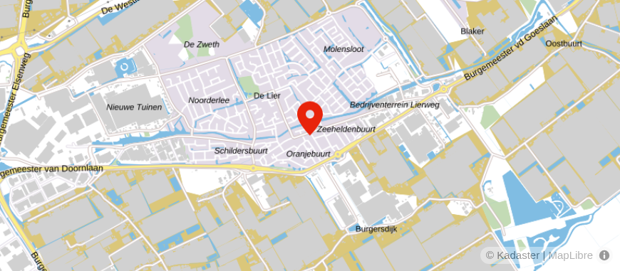 Locatie van Alpina Westland