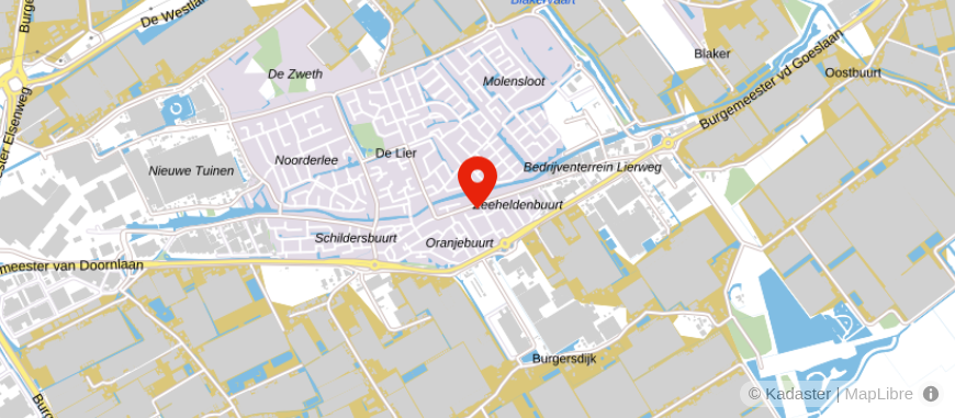 Locatie van Liers Assuradeuren Bedrijf