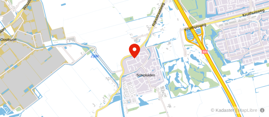 Locatie van Finovion Schipluiden