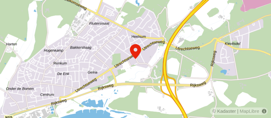 Locatie van Veldhuizen Financieel Advies en Hypotheken