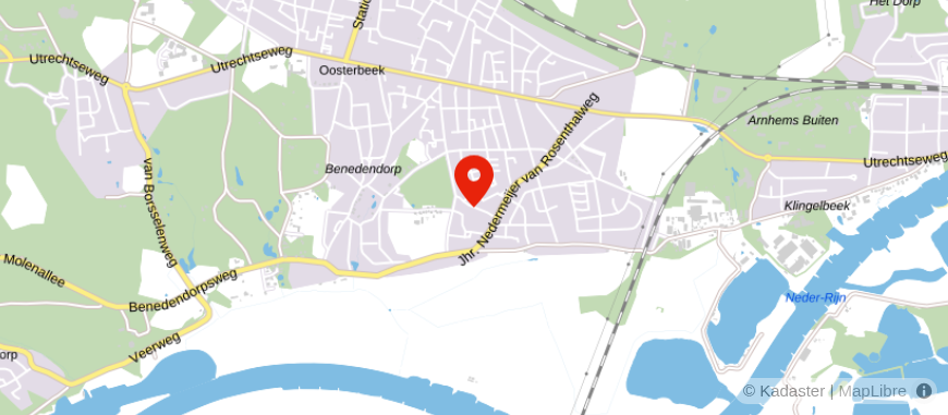 Locatie van DJ Bouman Advies!