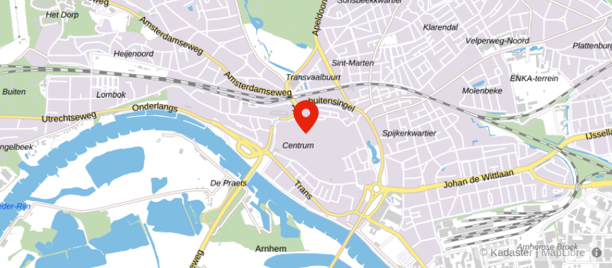 Locatie van Willemsen makelaars