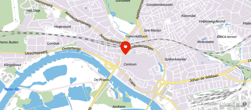 Locatie van Van Ek Garantiemakelaars