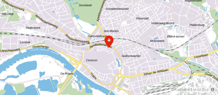 Locatie van Open makelaars & hypotheken