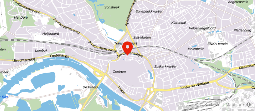 Locatie van Pensioendesk Nederland