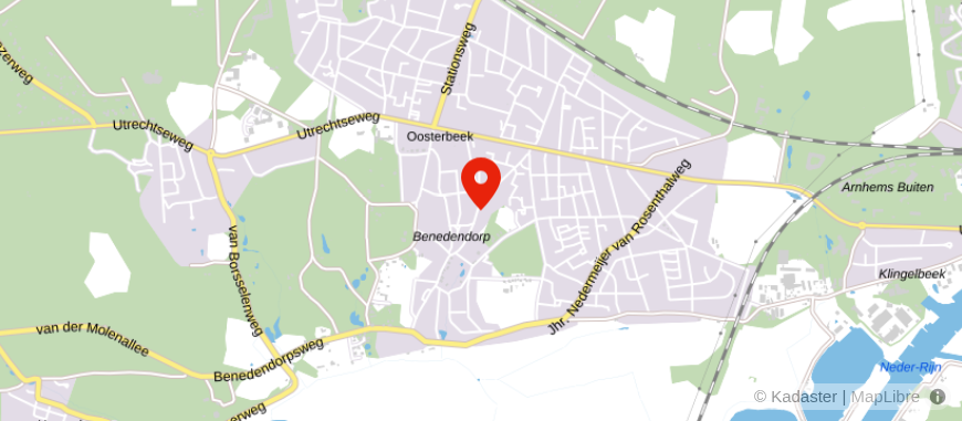 Locatie van De Kruijf & De Waal adviseurs