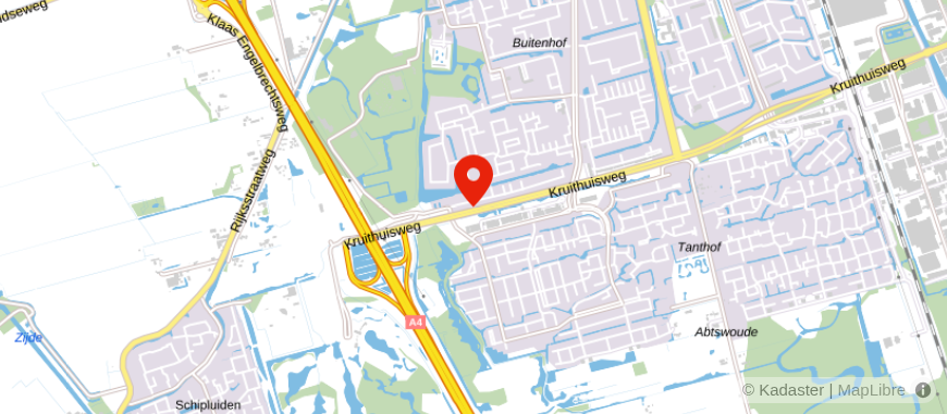 Locatie van Koekenberg Van Vuuren B.V.