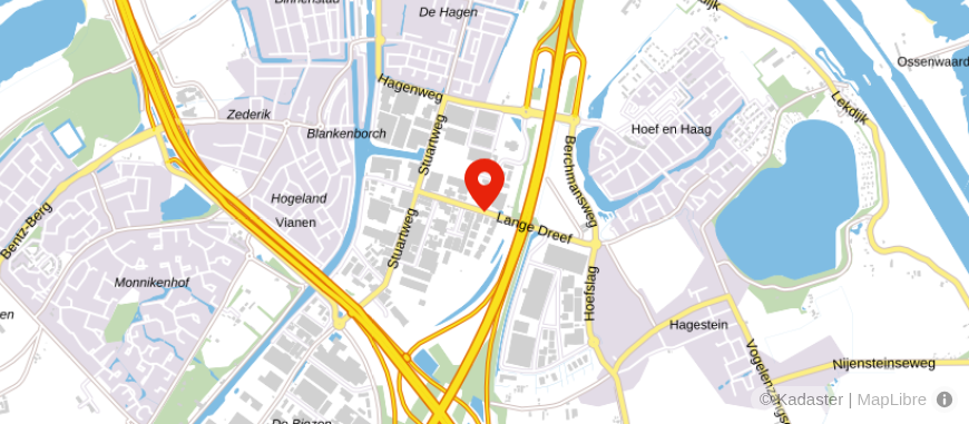 Locatie van Finova Nederland