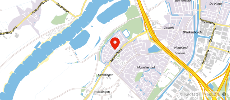 Locatie van Den Uijl Assurantiën