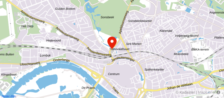 Locatie van De Hypotheekshop Arnhem Noord