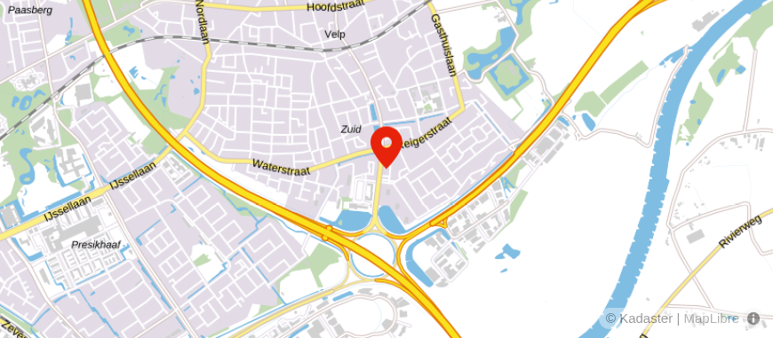 Locatie van ASN Bank Velp