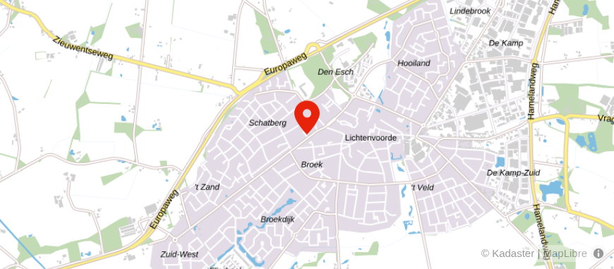 Locatie van De Hypotheekshop Lichtenvoorde
