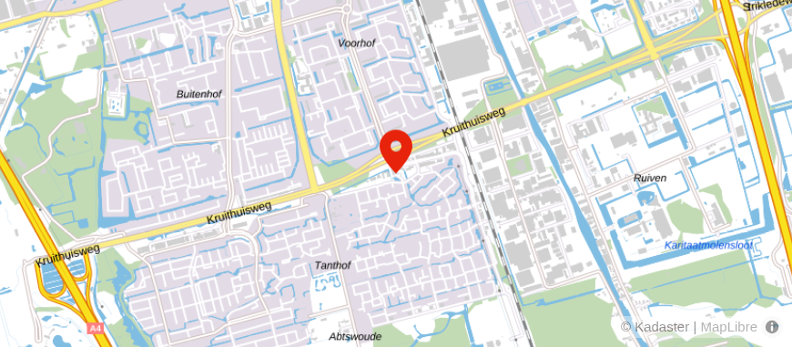 Locatie van Ruitenburg adviseurs accountants