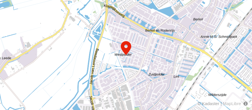 Locatie van Moerman & De Jong makelaars