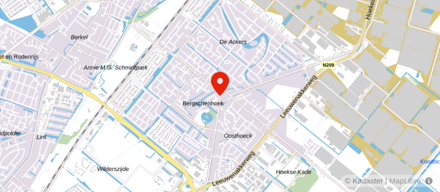 Locatie van 3B Makelaardij