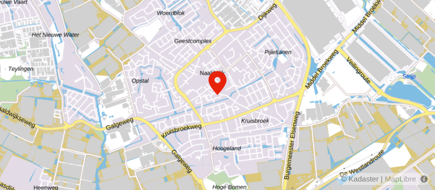 Locatie van De Hypotheekshop Naaldwijk-Westland