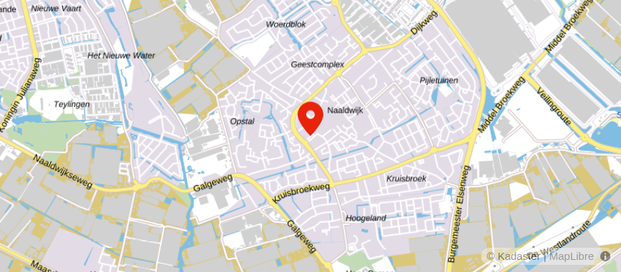 Locatie van Olsthoorn NVM Makelaars Westland