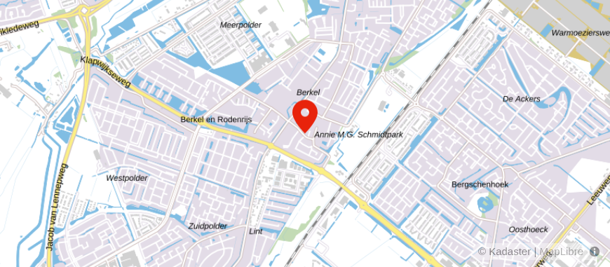 Locatie van Peter Veldkamp & Van Herk Makelaardij