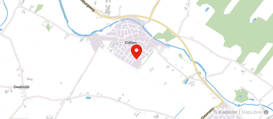 Locatie van bij Laros