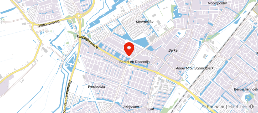 Locatie van Kromkamp Belastingadvies