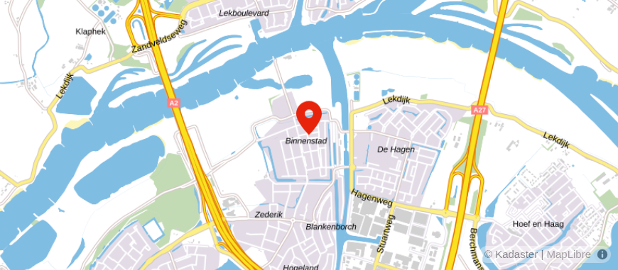 Locatie van GeldXpert Vianen / De Keizer