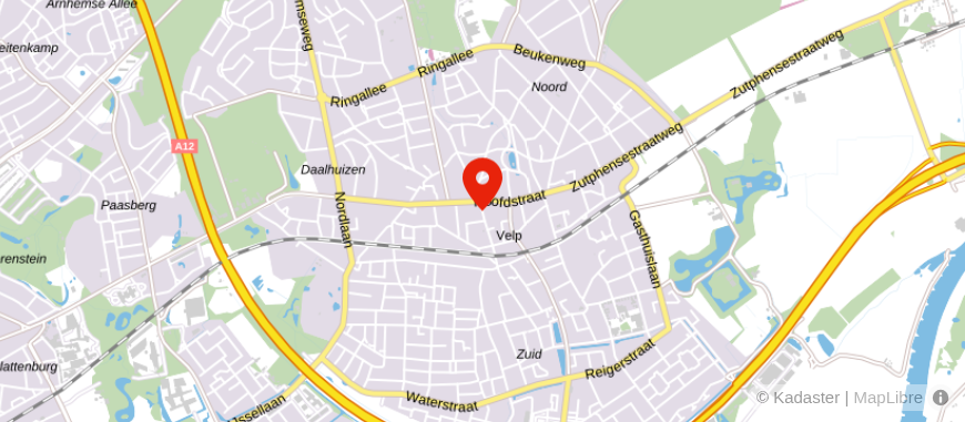 Locatie van De Hypotheekshop Velp