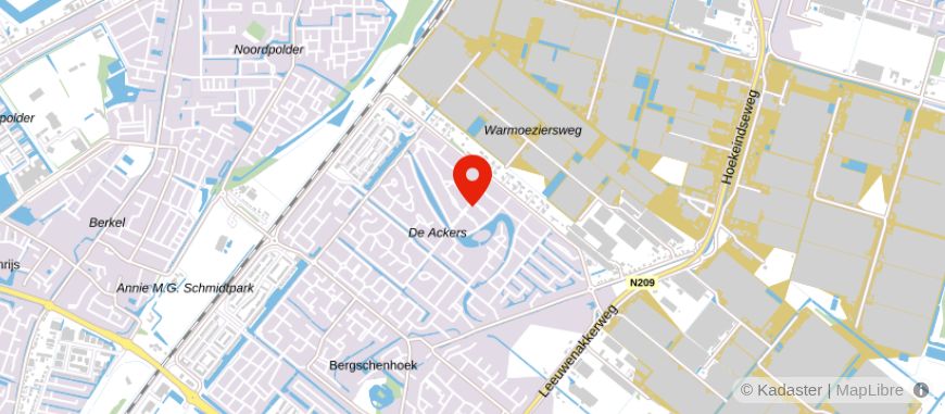 Locatie van Hardeman & Nguyen Pensioenadvies B.V.