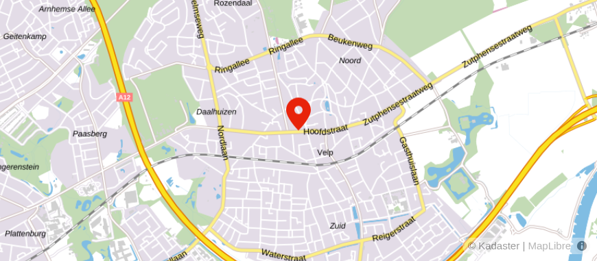 Locatie van De Hypotheker Velp