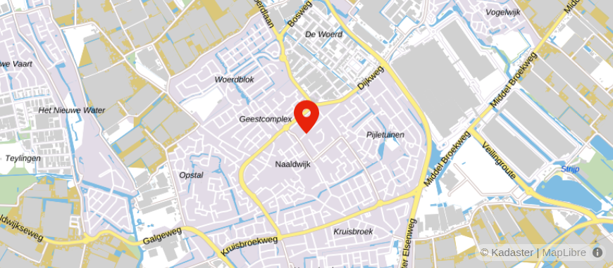Locatie van Blaak & Breederveld Accountants