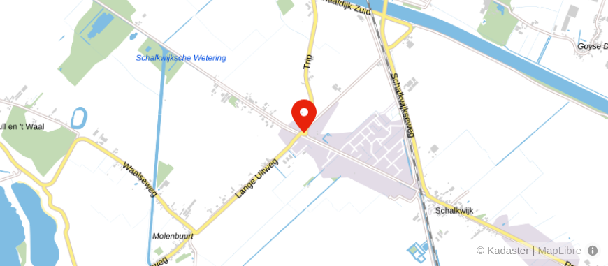 Locatie van Onderlinge Verzekeringen Schalkwijk