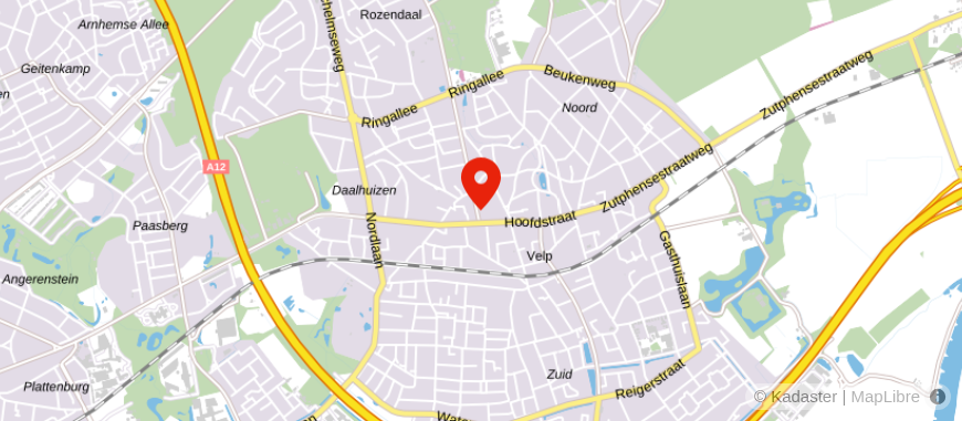 Locatie van HET HYPOTHEEKHUIS VELP