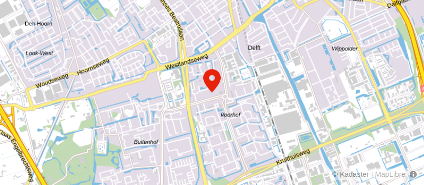 Locatie van ASN Bank Delft