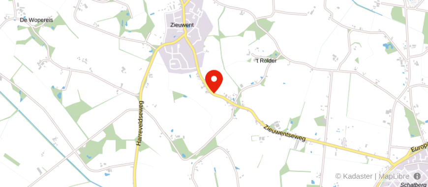 Locatie van Optima Oost Gelre