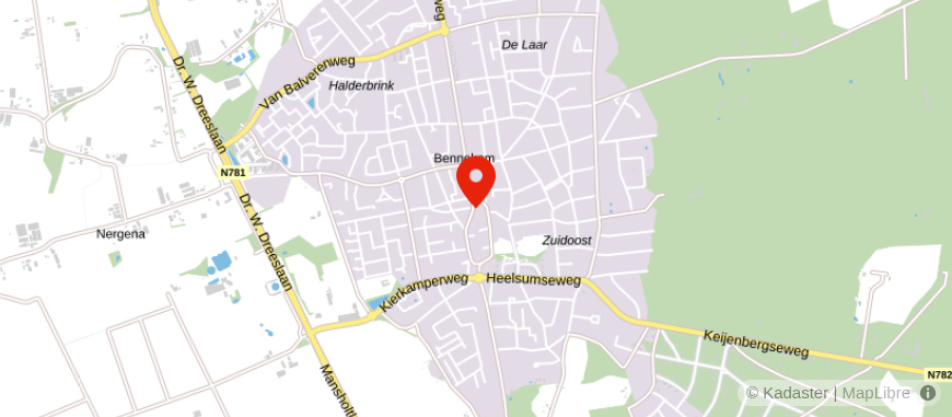 Locatie van Barneveld Schuurman Makelaars
