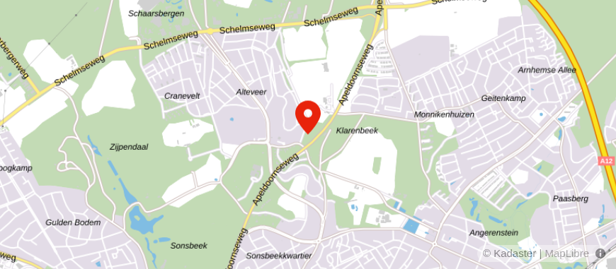 Locatie van Uitvaartcentrum Moskowa