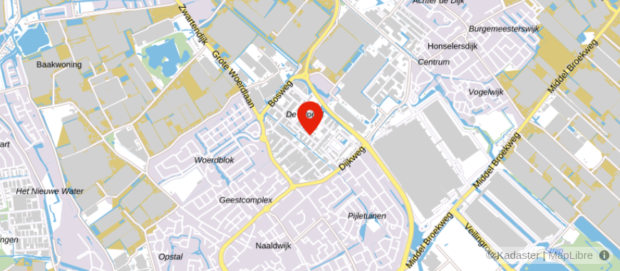 Locatie van Finovion Naaldwijk