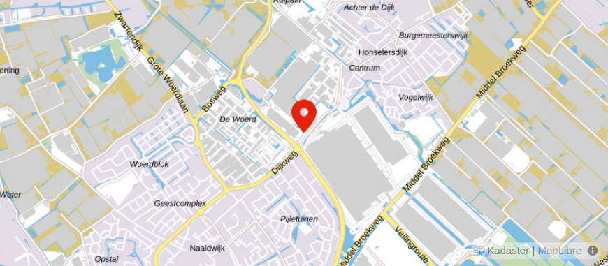 Locatie van Broekstate Assurantiën