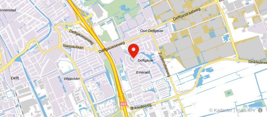 Locatie van Van Geest financiële planning