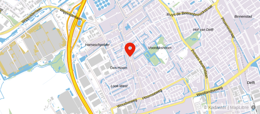 Locatie van BliQ op wonen
