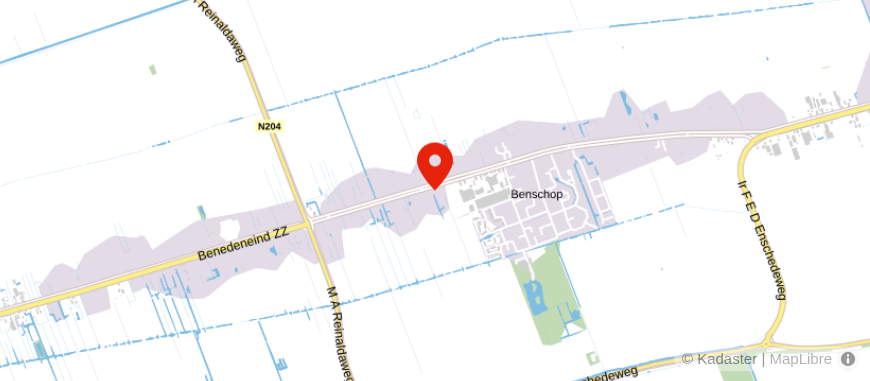 Locatie van De Onderlingen - Benschop