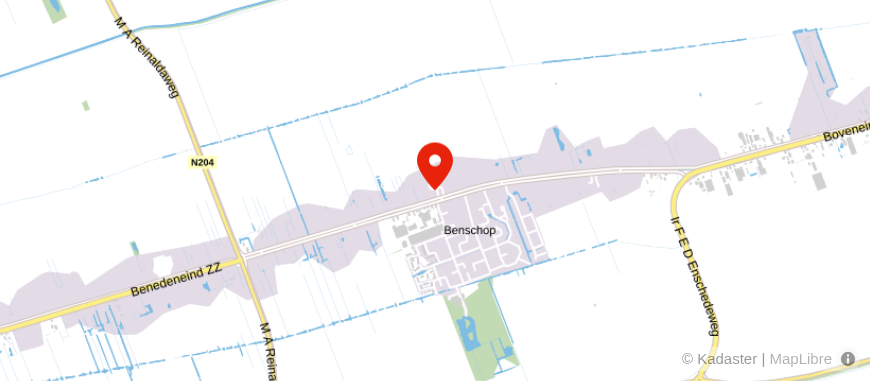 Locatie van t Wielse Baken