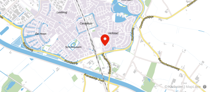 Locatie van Administratiekantoor Bovendeur